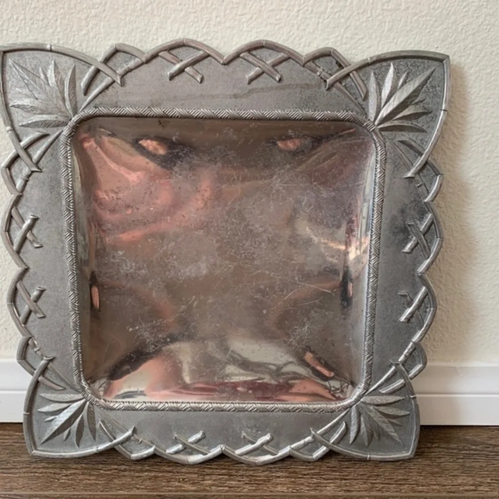 Lenox  Decorative Silver color Square Tray